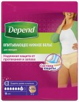 Белье нижнее для женщин, Depend (Депенд) р. L-XL 9 шт норм