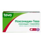 Моксонидин-Тева, таблетки покрытые пленочной оболочкой 0.2 мг 60 шт