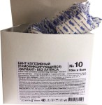 Бинт когезивный, Вариант р. 10мх6см 10 шт самофиксирующийся без латекса белый