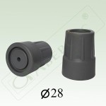 Наконечник для трости и костылей, р. 28 мм 1 шт цвет в ассортименте