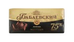 Шоколад горький, Бабаевский 90 г Элитный 75% какао